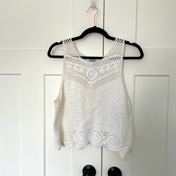 White knit tank - Kismet - Picture 1 of 3